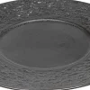 Talerze*KARE Design Talerz Deserowy Czarny Kamionkowy Ø21 Cm