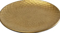 Zastawa Stołowa|Talerze*KARE Design Talerz Deserowy Z Porcelany Złoty Ø20 Cm