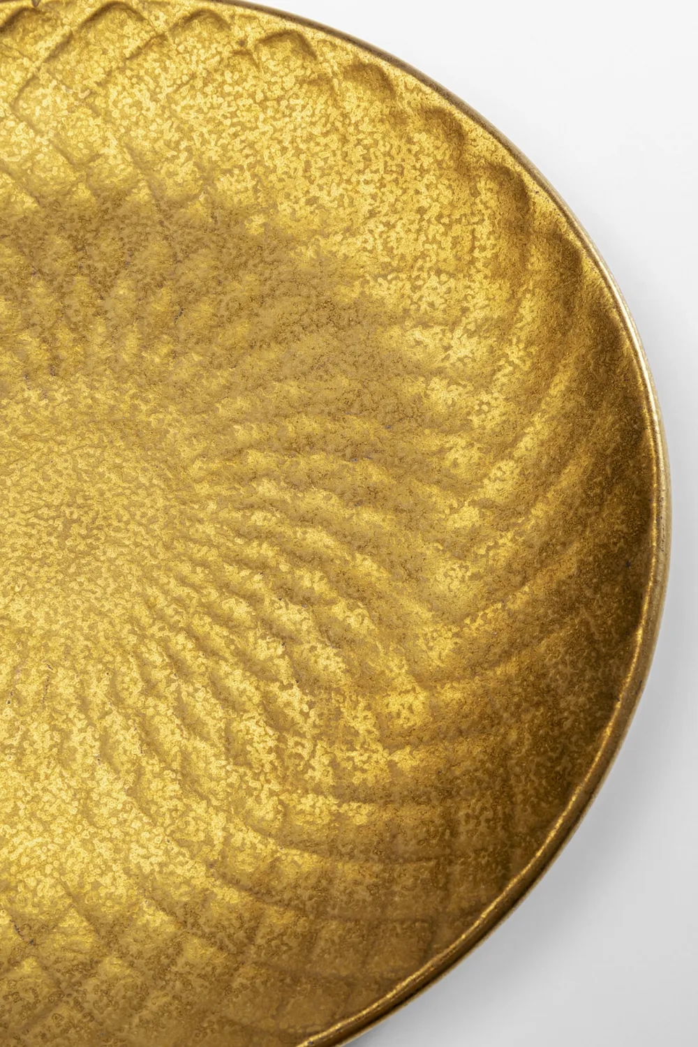 Zastawa Stołowa|Talerze*KARE Design Talerz Deserowy Z Porcelany Złoty Ø20 Cm