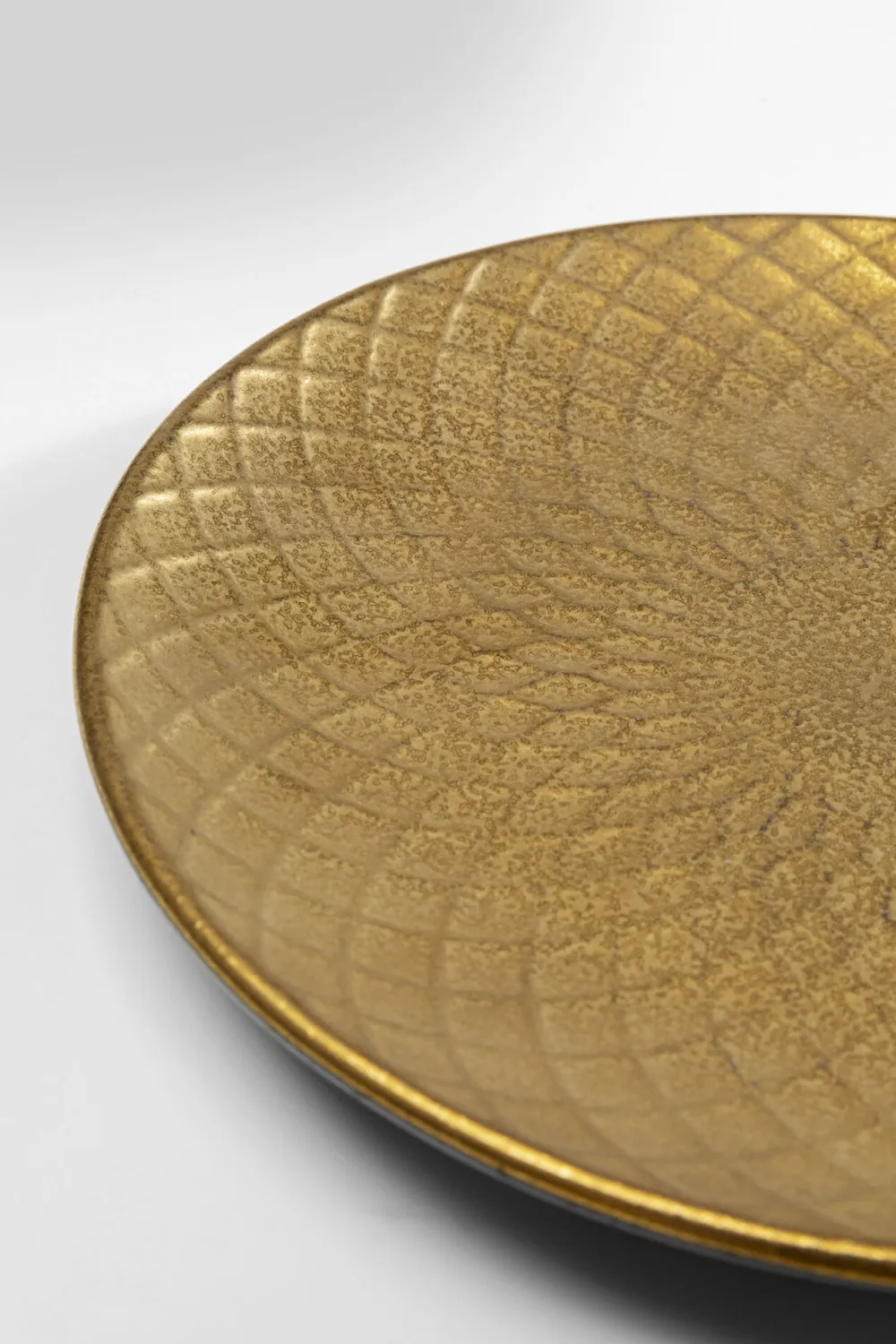 Zastawa Stołowa|Talerze*KARE Design Talerz Deserowy Z Porcelany Złoty Ø20 Cm