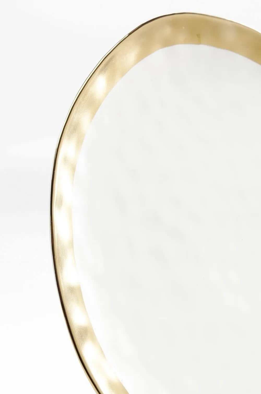 Zastawa Stołowa|Talerze*KARE Design Talerz Do Serwowania Bell Ø38 Cm Biało-złoty