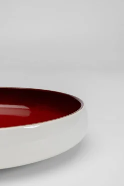 Zastawa Stołowa|Talerze*KARE Design Talerz Głęboki Czerwony Porcelana Ø21 Cm