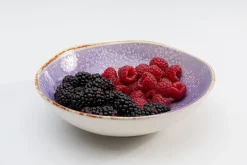 Zastawa Stołowa|Talerze*KARE Design Talerz Głęboki Fioletowy Ø21 Cm Ceramika