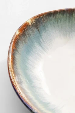 Zastawa Stołowa|Talerze*KARE Design Talerz Głęboki Organic ∅20 Cm Biało-niebieski