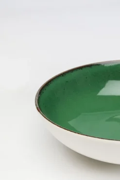 Zastawa Stołowa|Talerze*KARE Design Talerz Głęboki Zielony Porcelana Ø20 Cm