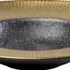 Zastawa Stołowa|Talerze*KARE Design Talerz Głęboki Z Porcelany Czarno-złoty Ø22 Cm