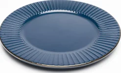 Zastawa Stołowa|Talerze*KARE Design Talerz Obiadowy Ceramiczny Niebieski Ø27 Cm