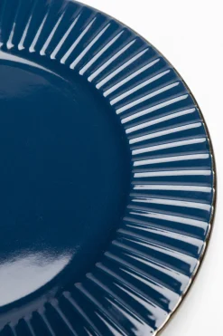 Zastawa Stołowa|Talerze*KARE Design Talerz Obiadowy Ceramiczny Niebieski Ø27 Cm