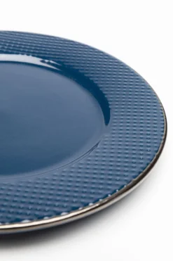 Zastawa Stołowa|Talerze*KARE Design Talerz Obiadowy Ceramiczny Niebieski Ø27 Cm