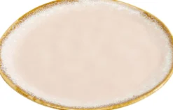 Zastawa Stołowa|Talerze*KARE Design Talerz Obiadowy Kamionkowy Różowy Ø26 Cm