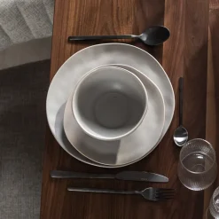 Zastawa Stołowa|Talerze*KARE Design Talerz Obiadowy Organic Ø26 Cm Szary
