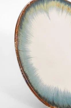 Zastawa Stołowa|Talerze*KARE Design Talerz Organic ∅20 Cm Biało-niebieski