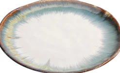 Zastawa Stołowa|Talerze*KARE Design Talerz Organic ∅26 Cm Biało-niebieski
