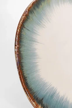 Zastawa Stołowa|Talerze*KARE Design Talerz Organic ∅26 Cm Biało-niebieski