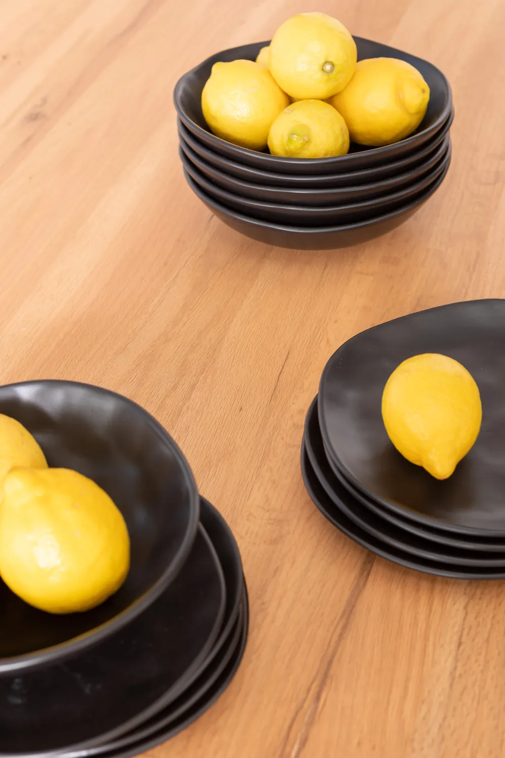 Zastawa Stołowa|Talerze*KARE Design Talerz Organic 20 Cm Czarny