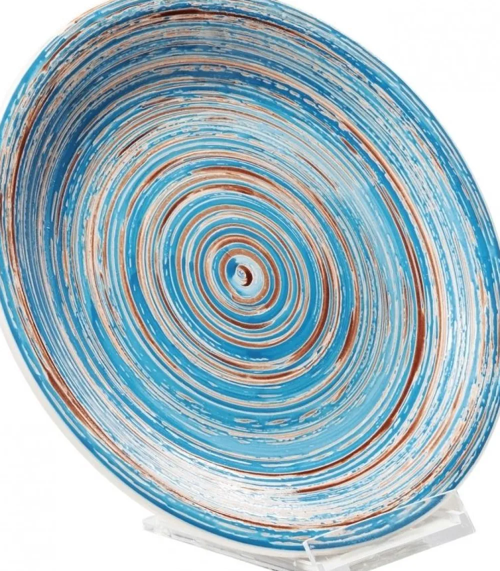 Zastawa Stołowa|Talerze*KARE Design Talerz Swirl Ø19 Cm Niebieski