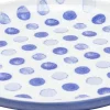 Zastawa Stołowa|Talerze*KARE Design Talerz Z Kamionki Biały W Niebieskie Kropki Ø22 Cm