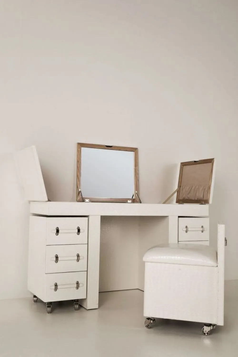 Konsole I Toaletki*KARE Design Toaletka Diva 138x80 Cm Biała