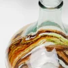 Wazony*KARE Design Wazon Brązowo-transparentny Szkło Z Recyklingu Ø18x30 Cm Burza Piaskowa