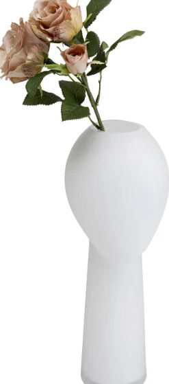 Wazony*KARE Design Wazon Cabeza 18x40 Cm Biały