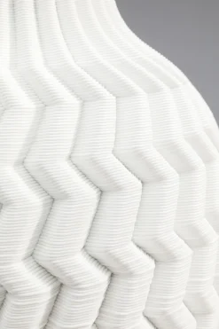Wazony*KARE Design Wazon Ceramiczny Skandynawski Biały Ø22x35 Cm