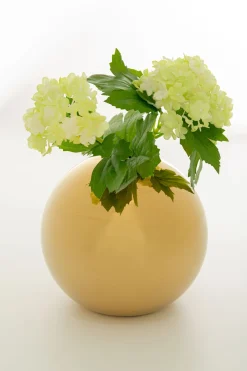 Wazony*KARE Design Wazon Ceramiczny Złoty Ø15 Cm