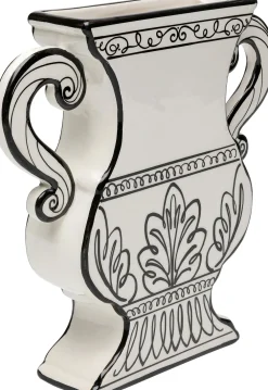 Wazony*KARE Design Wazon Ceramiczny Z Uchwytami Biały 23x24 Cm