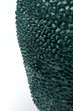 Wazony*KARE Design Wazon Chameleon Jack Fruit Ø39x39 Cm Zielono-złoty