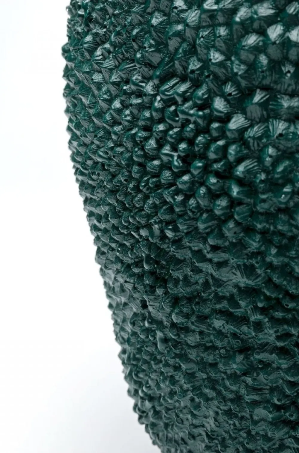 Wazony*KARE Design Wazon Chameleon Jack Fruit Ø39x39 Cm Zielono-złoty