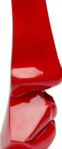 Wazony*KARE Design Wazon Dekoracyjny Czerwony Usta 25x38 Cm