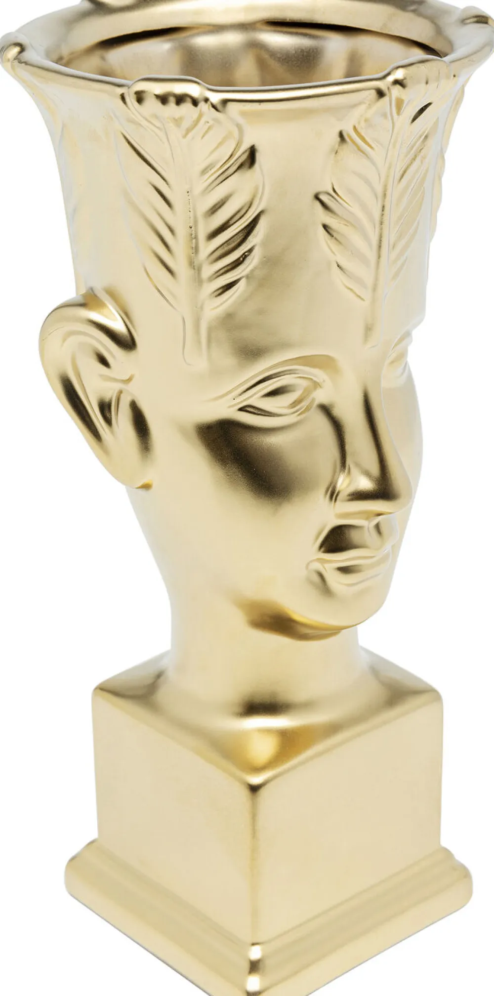 Wazony*KARE Design Wazon Dekoracyjny Rosto Ø12x25 Cm Złoty