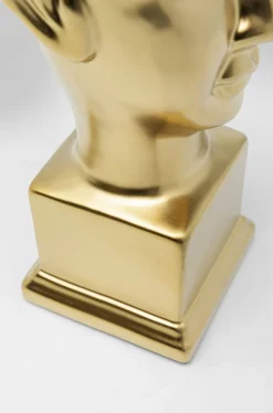 Wazony*KARE Design Wazon Dekoracyjny Rosto Ø12x25 Cm Złoty