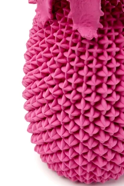 Wazony*KARE Design Wazon Dekoracyjny Różowy Ananas Ø15x30 Cm
