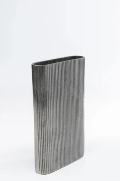 Wazony*KARE Design Wazon Gauri 22x35 Cm Aluminium Srebrny