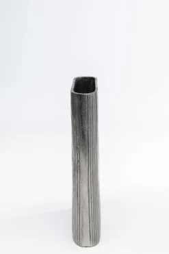 Wazony*KARE Design Wazon Gauri 22x35 Cm Aluminium Srebrny