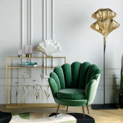 Wazony*KARE Design Wazon Gingo Elegance 45x32 Cm Biało-złoty
