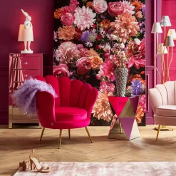 Wazony*KARE Design Wazon Rose Multi 18x37 Cm Srebrny