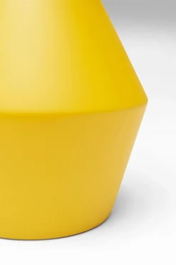 Wazony*KARE Design Wazon W Kolorze żółtym Szkło Z Recyklingu Ø16x30 Cm