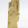Wazony*KARE Design Wazon Z Aluminium W Kolorze Złotym Motyw Twarzy 20x36 Cm