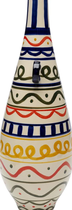 Wazony*KARE Design Wazon Z Ceramiki Boho Kolorowe Wzory Ø17x48 Cm