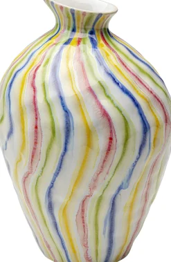 Wazony*KARE Design Wazon Z Kamionki Kolorowe Wzory Ręczne Wykonanie 20x30 Cm