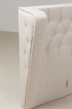 Łóżka*KARE Design Wezgłowie Benito Moon 210x115 Cm Kremowe