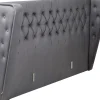 Łóżka*KARE Design Wezgłowie Benito Moon 210x115 Cm Szare