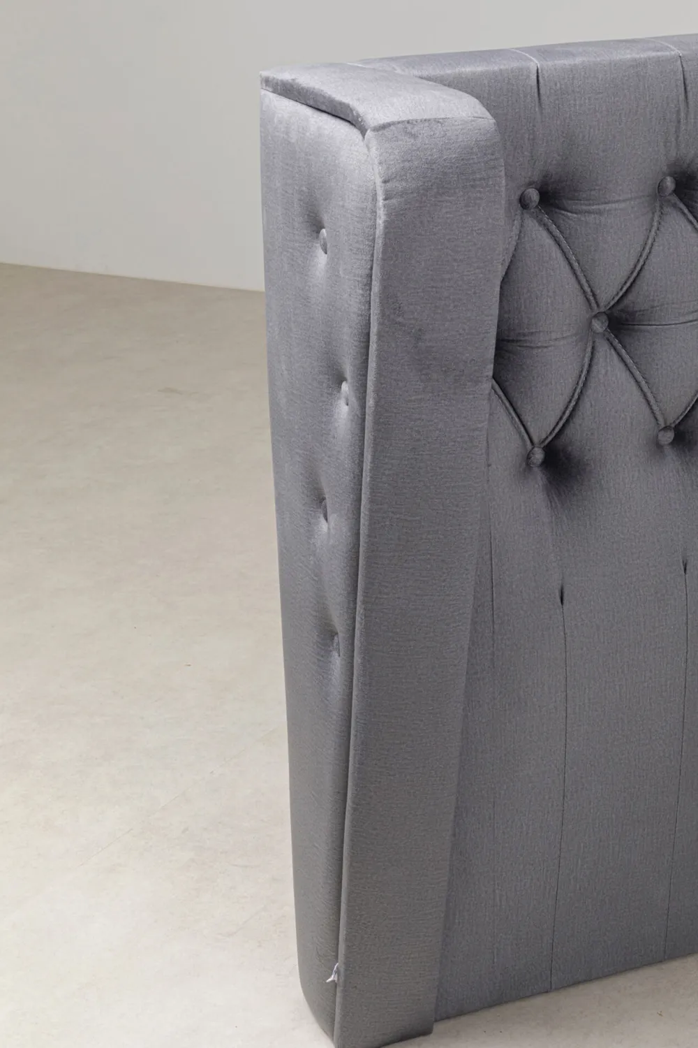 Łóżka*KARE Design Wezgłowie Benito Moon 210x115 Cm Szare