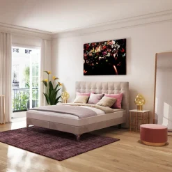 Łóżka*KARE Design Wezgłowie Benito Star 180x110 Cm Kremowe