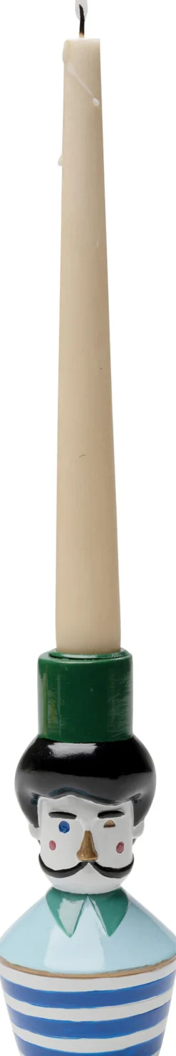 Świeczniki*KARE Design Świecznik Kolorowy Lord Na świecę Stożkową 16 Cm