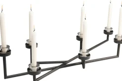 Świeczniki*KARE Design Świecznik Many Arms 86x28 Cm Aluminium