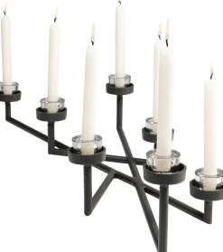 Świeczniki*KARE Design Świecznik Many Arms 86x28 Cm Aluminium