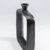 Świeczniki*KARE Design Świecznik Tanu 20x30 Cm Aluminium Czarny