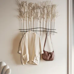Wieszaki Ścienne*KARE Design Wieszak Bush 89x83 Cm Czarno-złoty
